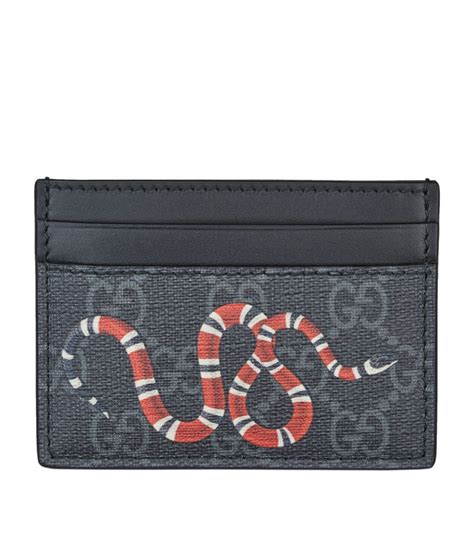 gucci kortholder snake|Gucci kingsnake card holders.